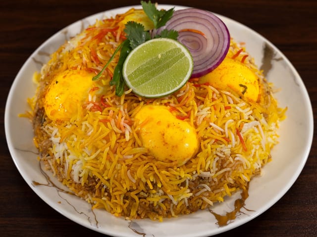 Egg Biryani.