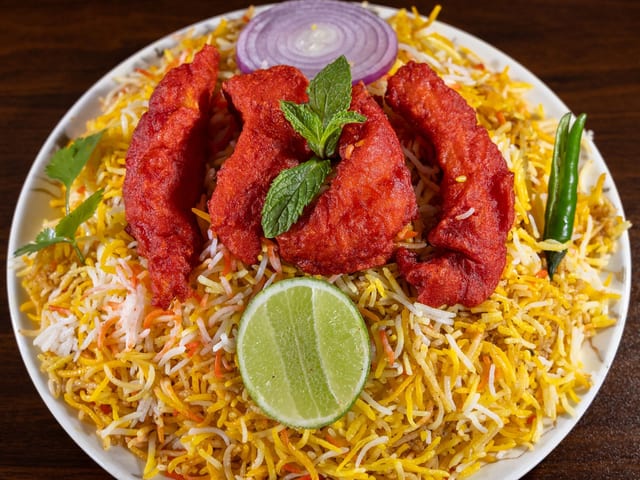 Fish Biryani.