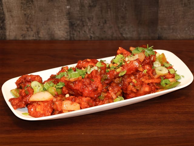 Chicken Manchurian.