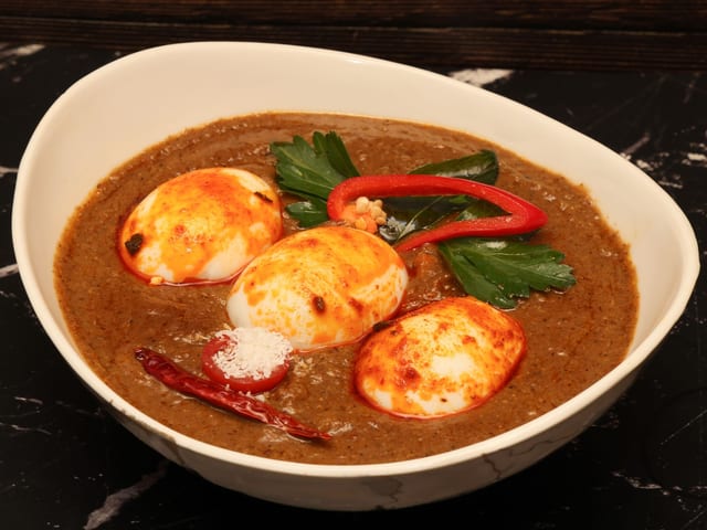 Egg Chettinad.